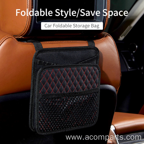 Foldable garbage bag big capacitycar backseat storage bag